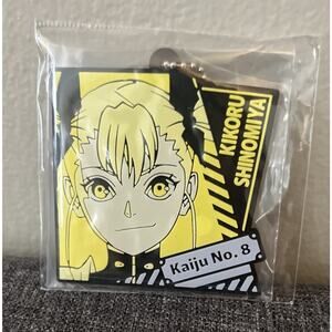 Kikoru Shinomiya Kaiju No. 8 Rubber Strap Keychain Mascot Charm Authentic Japan